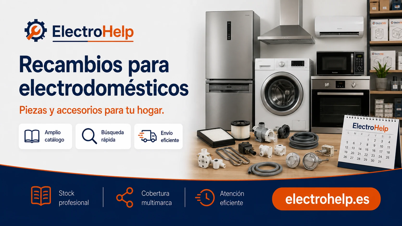 Recambios de electrodomésticos ElectroHelp.es
